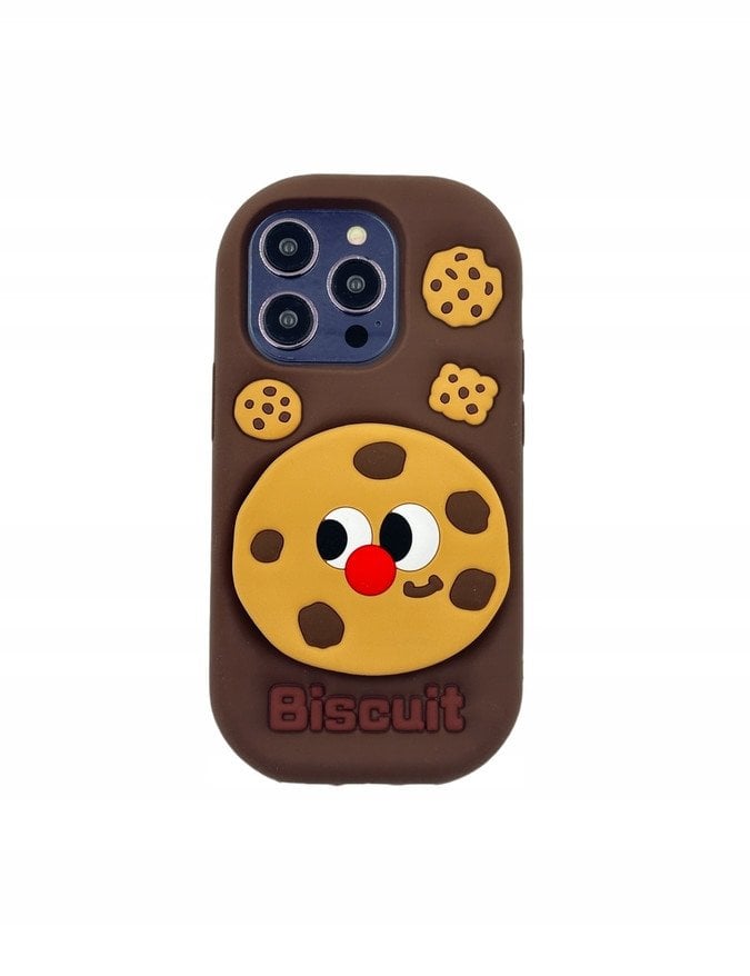 ETUI CASE 3D BISCUIT Z PODSTAWKĄ IPHONE 15