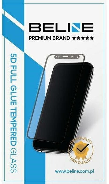 SZKŁO HARTOWANE BELINE 5D XIAOMI REDMI NOTE 14 5G CZARNY/BLACK