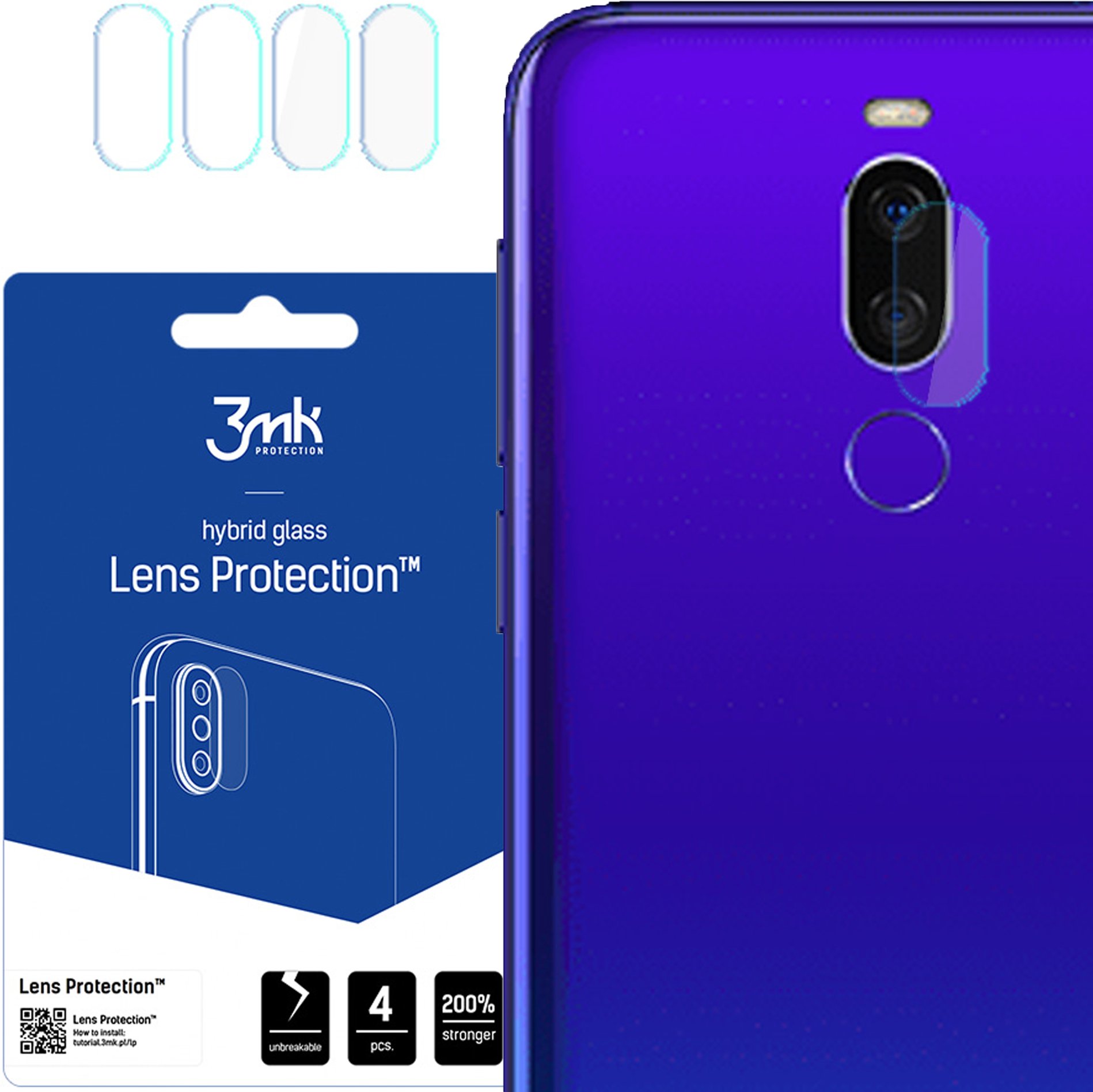 MEIZU X8 - 3MK LENS PROTECTION