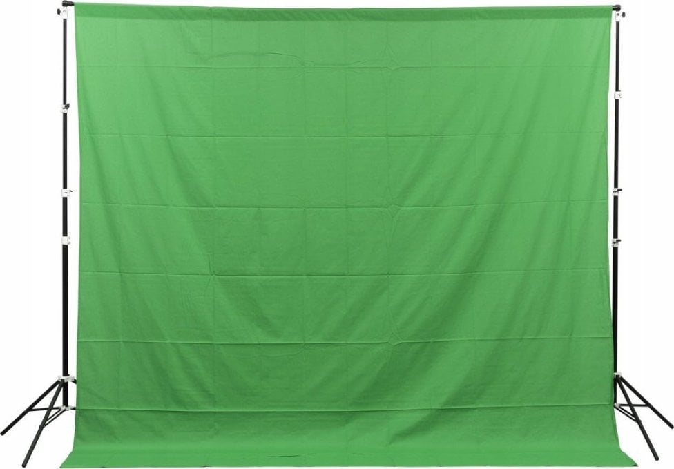 GlareOne GlareOne Green Screen - zielone tło materiałowe 3x3