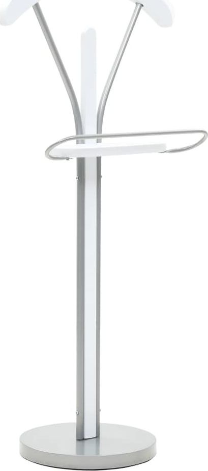 vidaXL Stojak na garnitur, 45 x 35 x 107 cm, biały