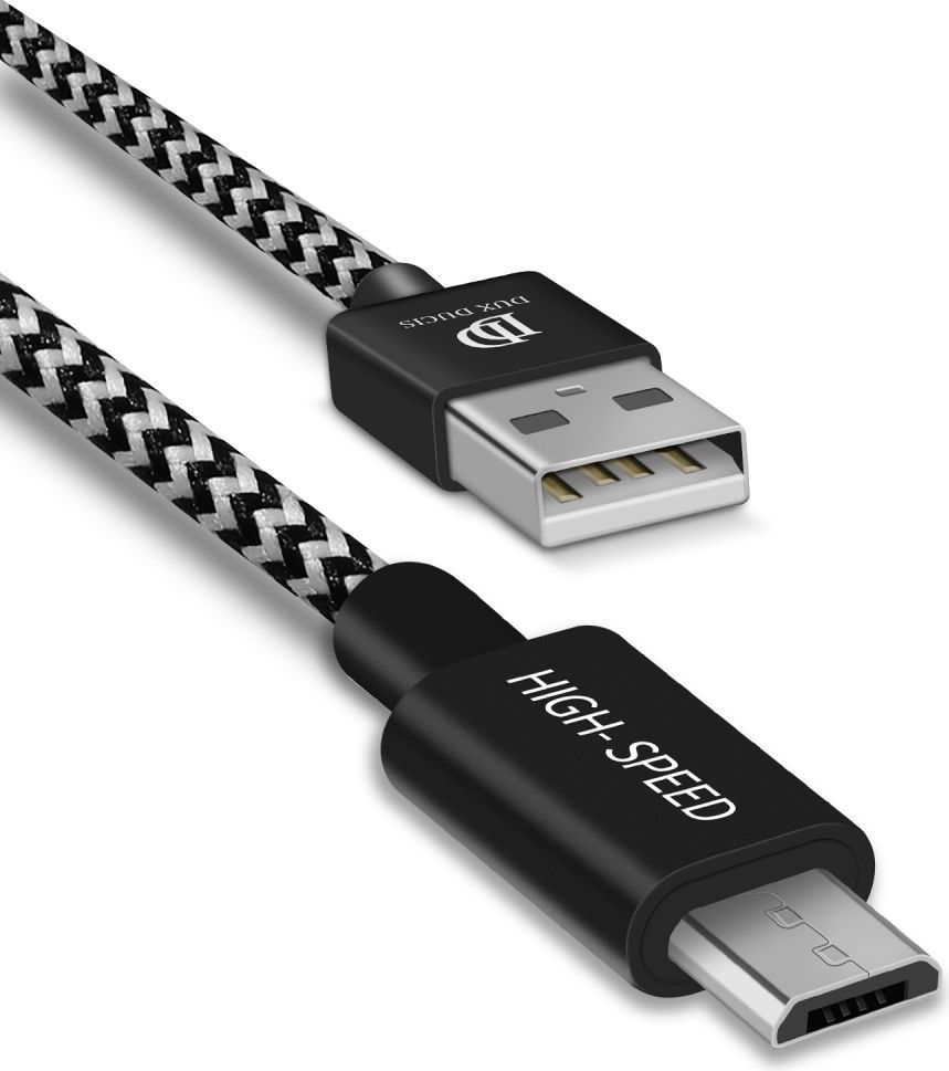 Kabel USB Dux Ducis USB-A - microUSB 3 m Czarny (6934913094198)
