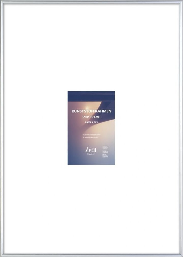 Ramka FPU APRIL Ramka 50x70 PCV srebrna, półbłysk (RA19)