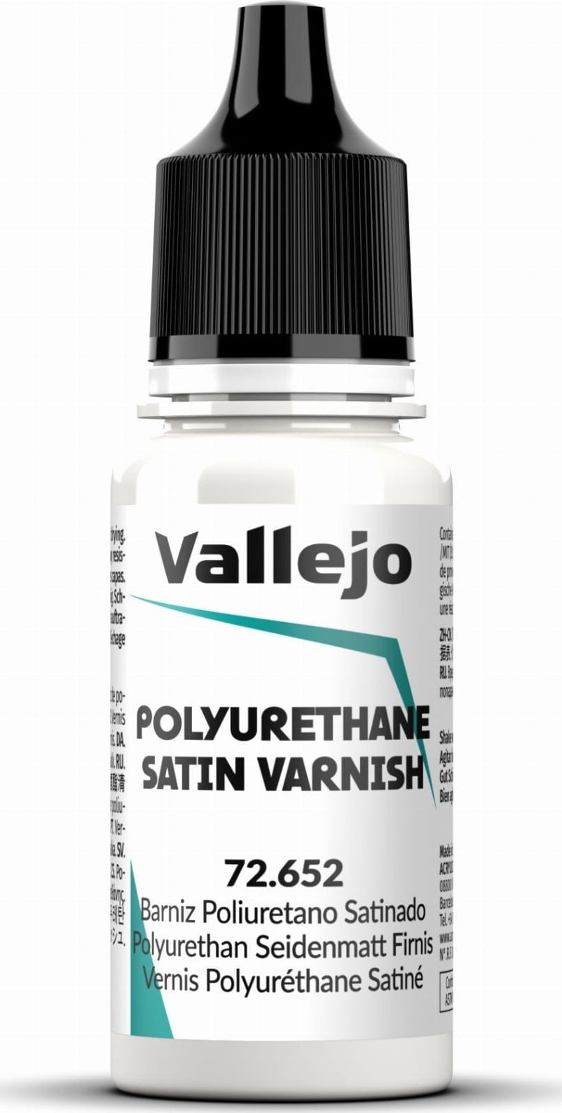 Vallejo Vallejo: 72.652 - Satin Polyurethane Varnish (18 ml)