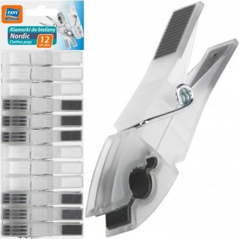 Ravi Klamerki do bielizny Nordic 12 szt