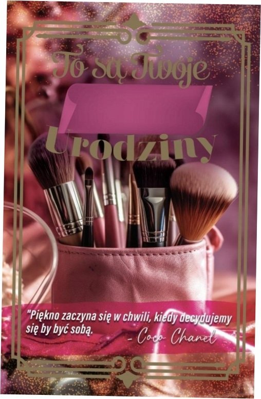 Yeku Karnet Urodzinowy z wymiennymi cyframi