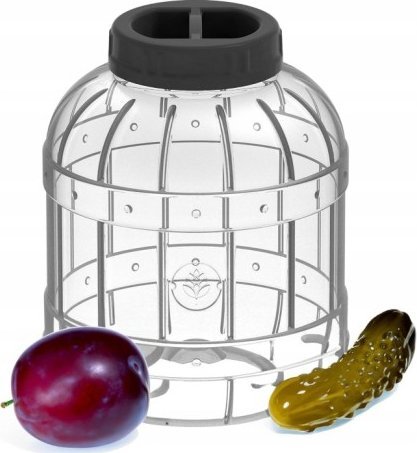 Browin Słoik na ogórki z zakrętką plastikowy 3l