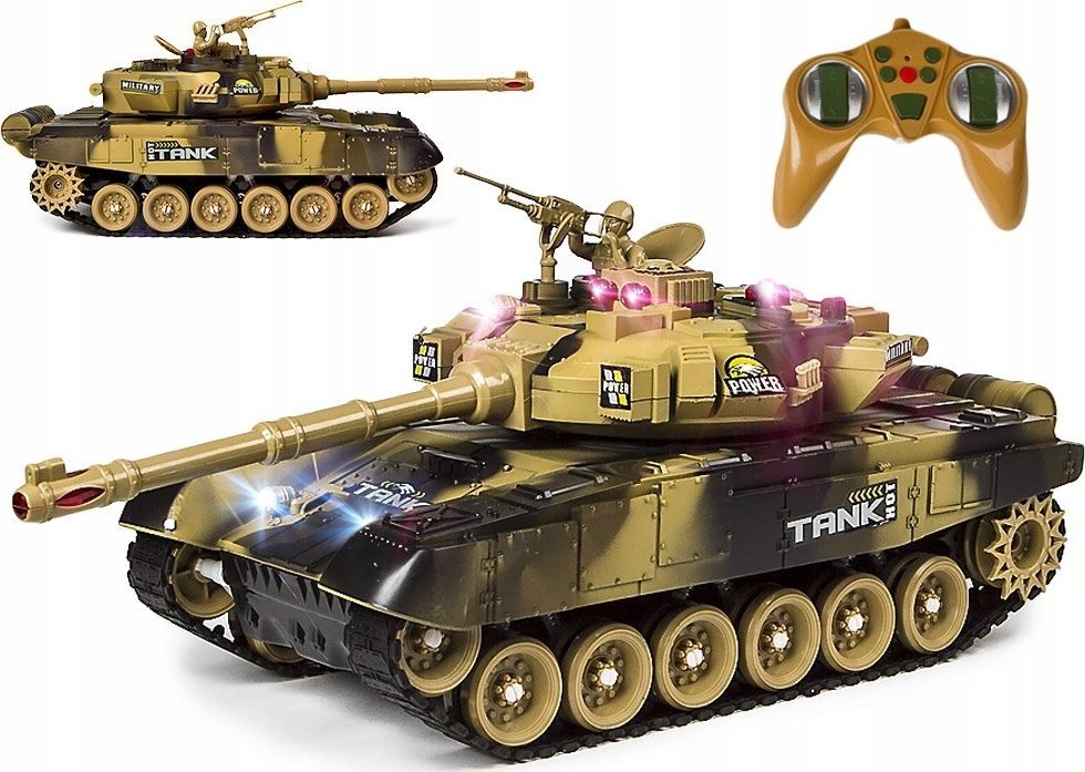 AIG Duży Czołg Zdalnie Sterowany Rc War Tank 9993 34Cm