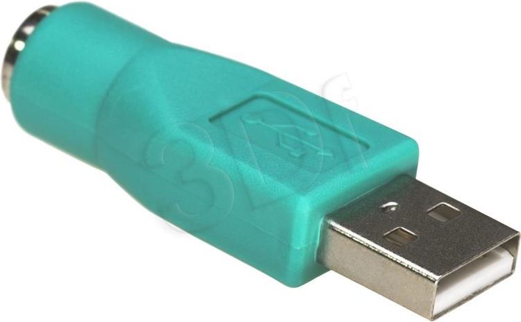 Adapter USB Akyga USB - PS/2 Zielony (AK-AD-14)