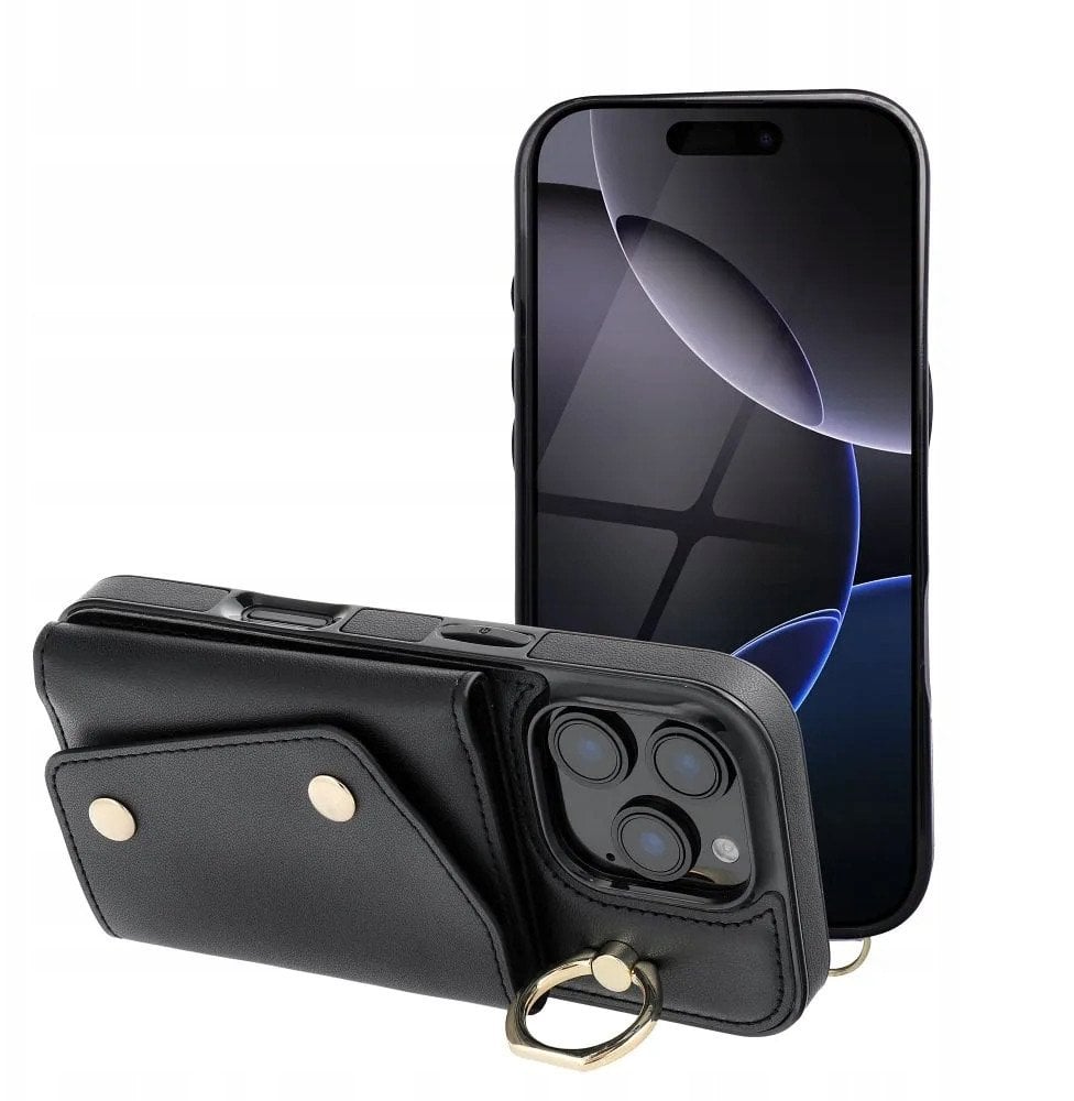 Futerał portfel WONDER dla IPHONE 14 czarny