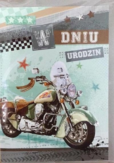 Panorama Karnet urodziny B6 Premium 58 + koperta