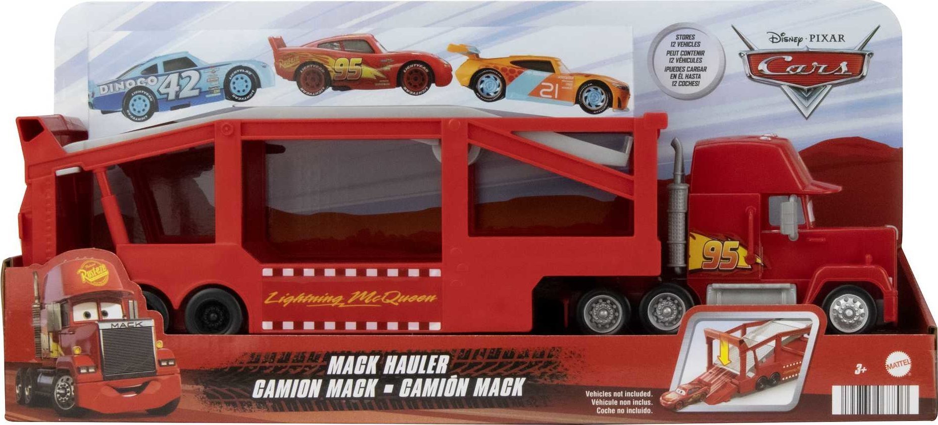 Mattel Disney Maniek Marian Mack Laweta Cars Auta Mattel TIR Auto Transporter
