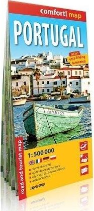 Comfort!map Portugal 1:500 000 mapa w.2019