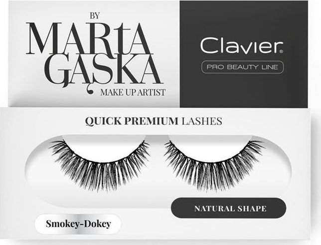 Clavier CLAVIER_Quick Premium Lashes rzęsy na pasku Smokey-Dokey 809