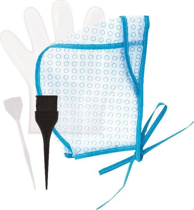 Inter-Vion Intervion Zestaw do pasemek, czepek pędzel rękawiczki