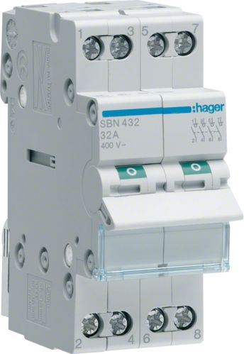 Hager Rozłącznik modułowy 32A 4P (SBN432)