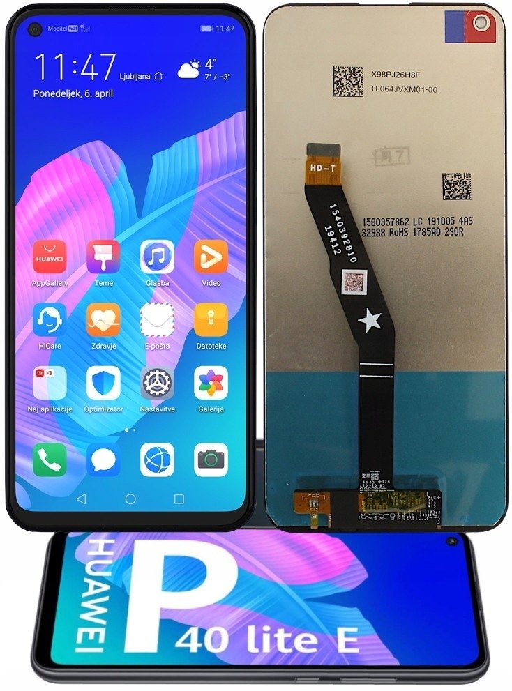 Wyświetlacz do Huwaei P40 Lite E ART-L29 LCD Ekran