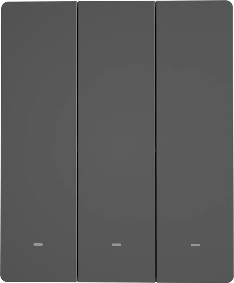 Sonoff Sonoff inteligentny 3-kanałowy przełącznik ścienny Wi-Fi czarny