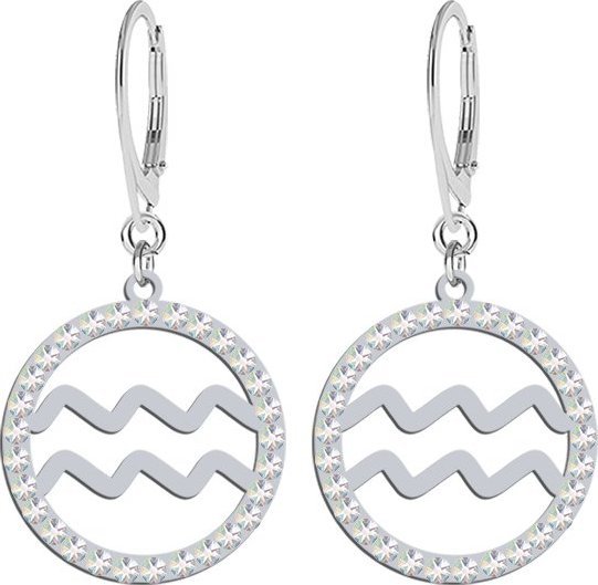 Radziszewska Jewellery Kolczyki Znak Zodiaku Wodnik srebro925