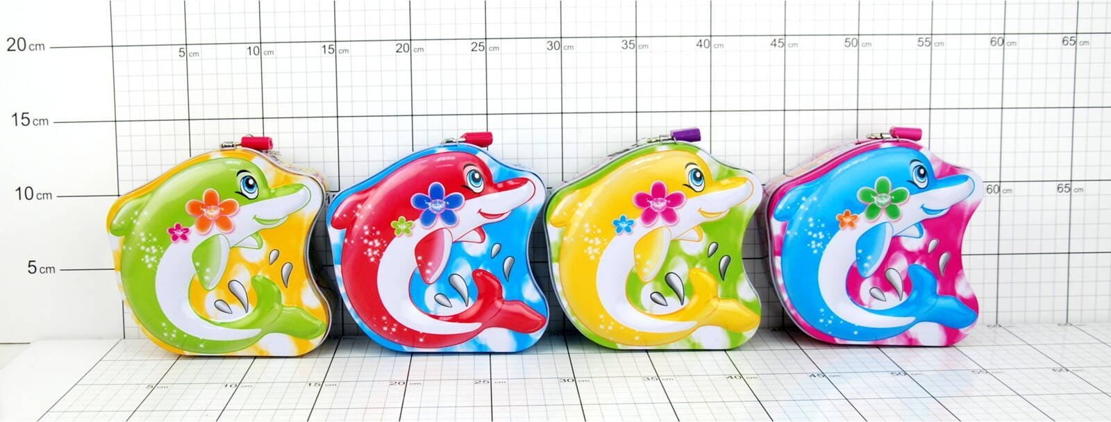 Dromader Skarbonka metalowa delfin 01236 12369