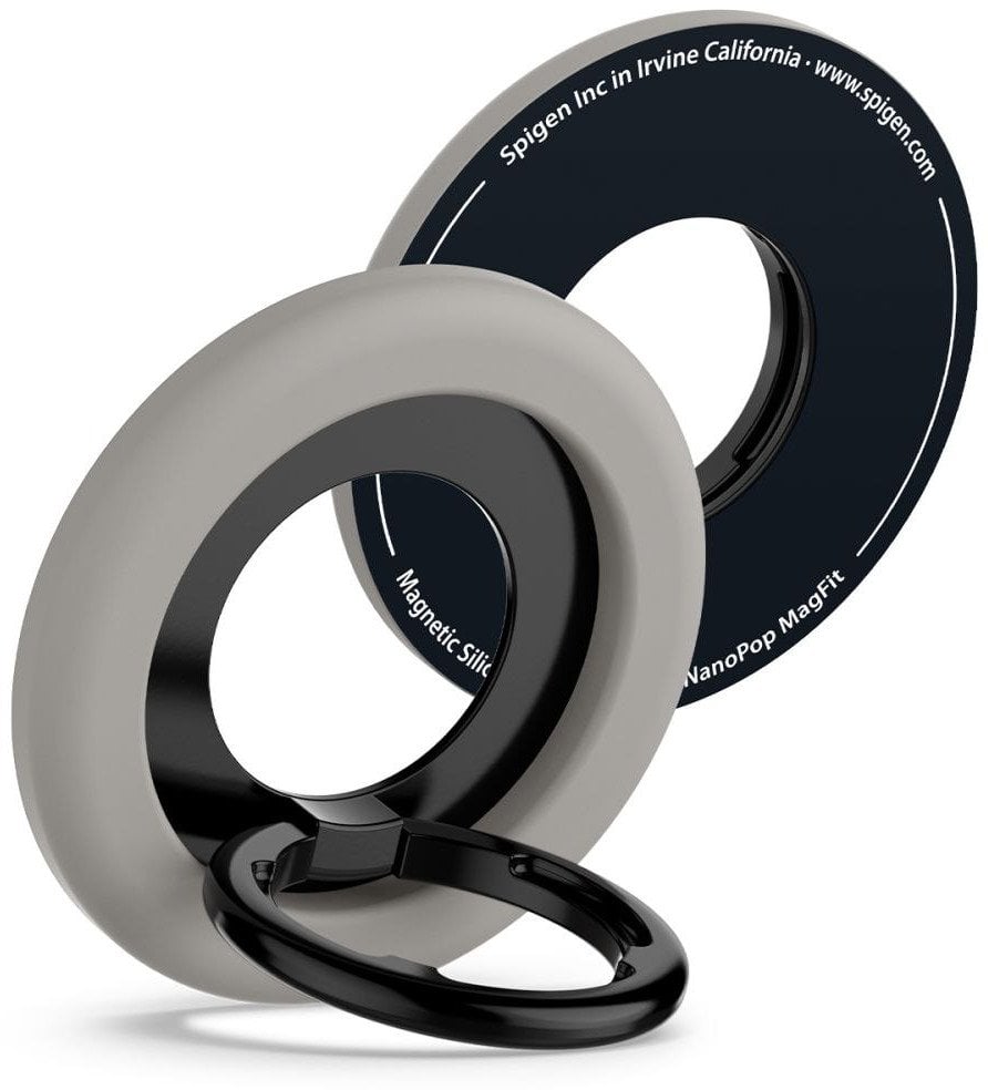 SPIGEN NANO POP MAGSAFE PHONE RING TRUFFLE GREY