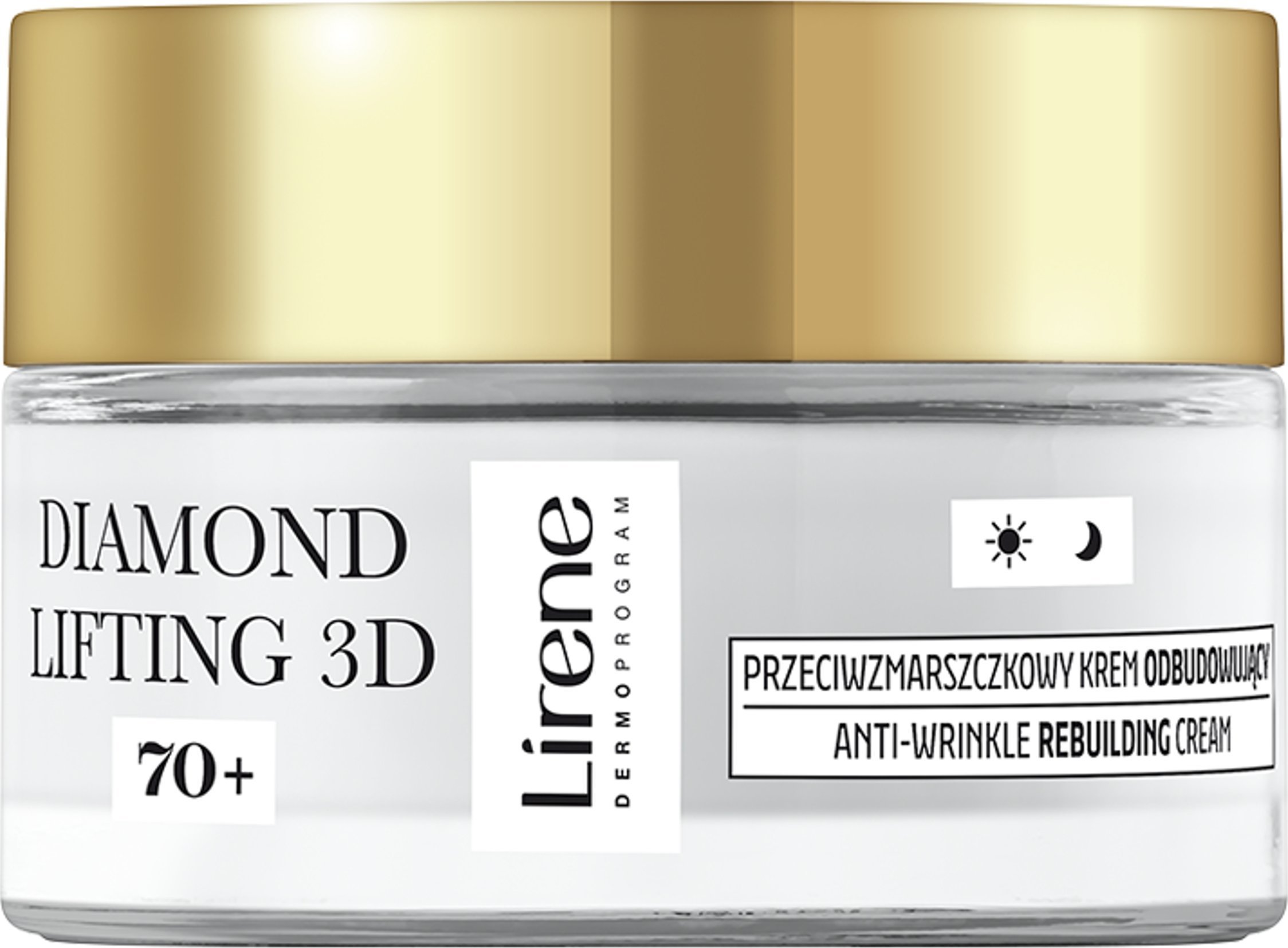 Lirene LIRENE_Diamentowy Lifting 3D przeciwzmarszczkowy krem regenerujący 70+ 50ml