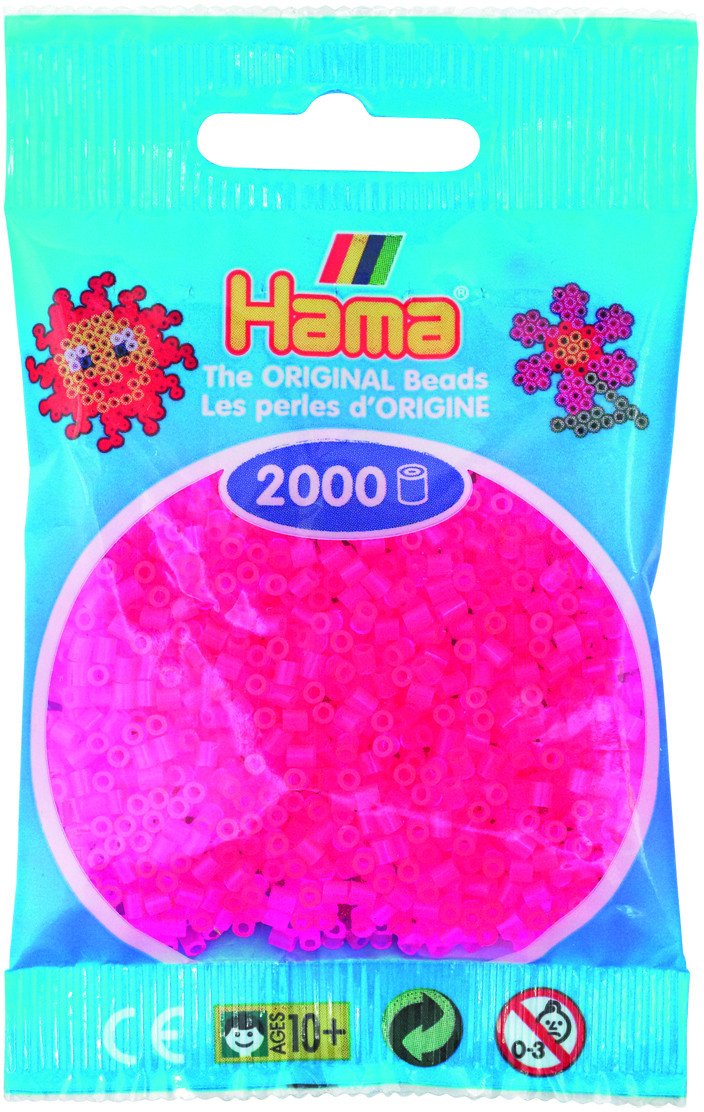 Hama mini beads 2000 pcs. neon fuschia