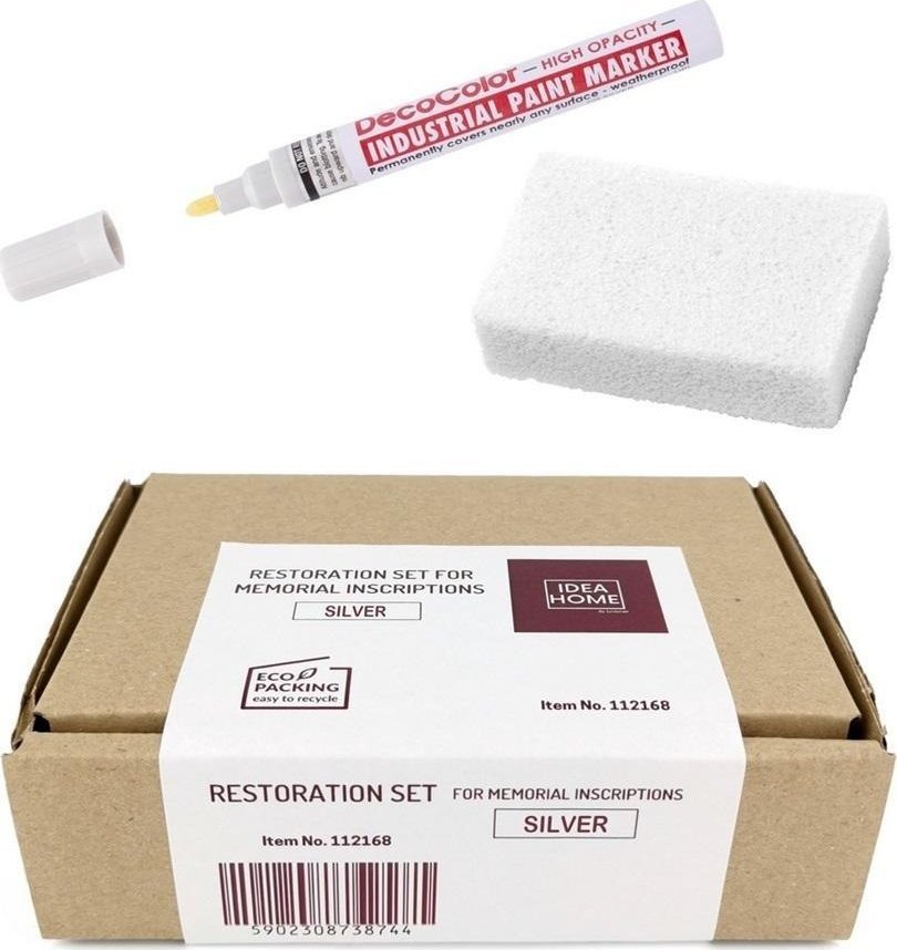 Leviatan Zestaw do renowacji srebrnych napisów na pomnikach
