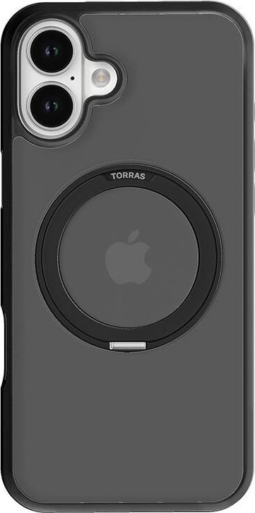 Torras Etui Torras Ostand Pro dla iPhone 16 Plus (Czarne)