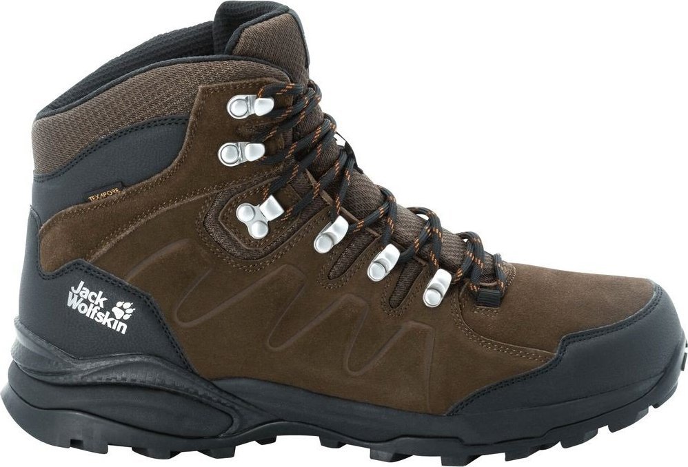 Buty trekkingowe męskie Jack Wolfskin Refugio Texapore Mid brązowe r. 45