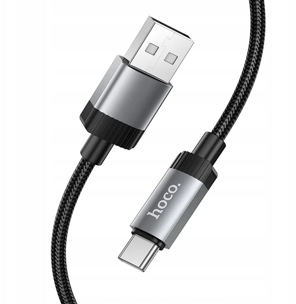 Kabel USB A do USB C Hoco 3A 1 m X117 czarny