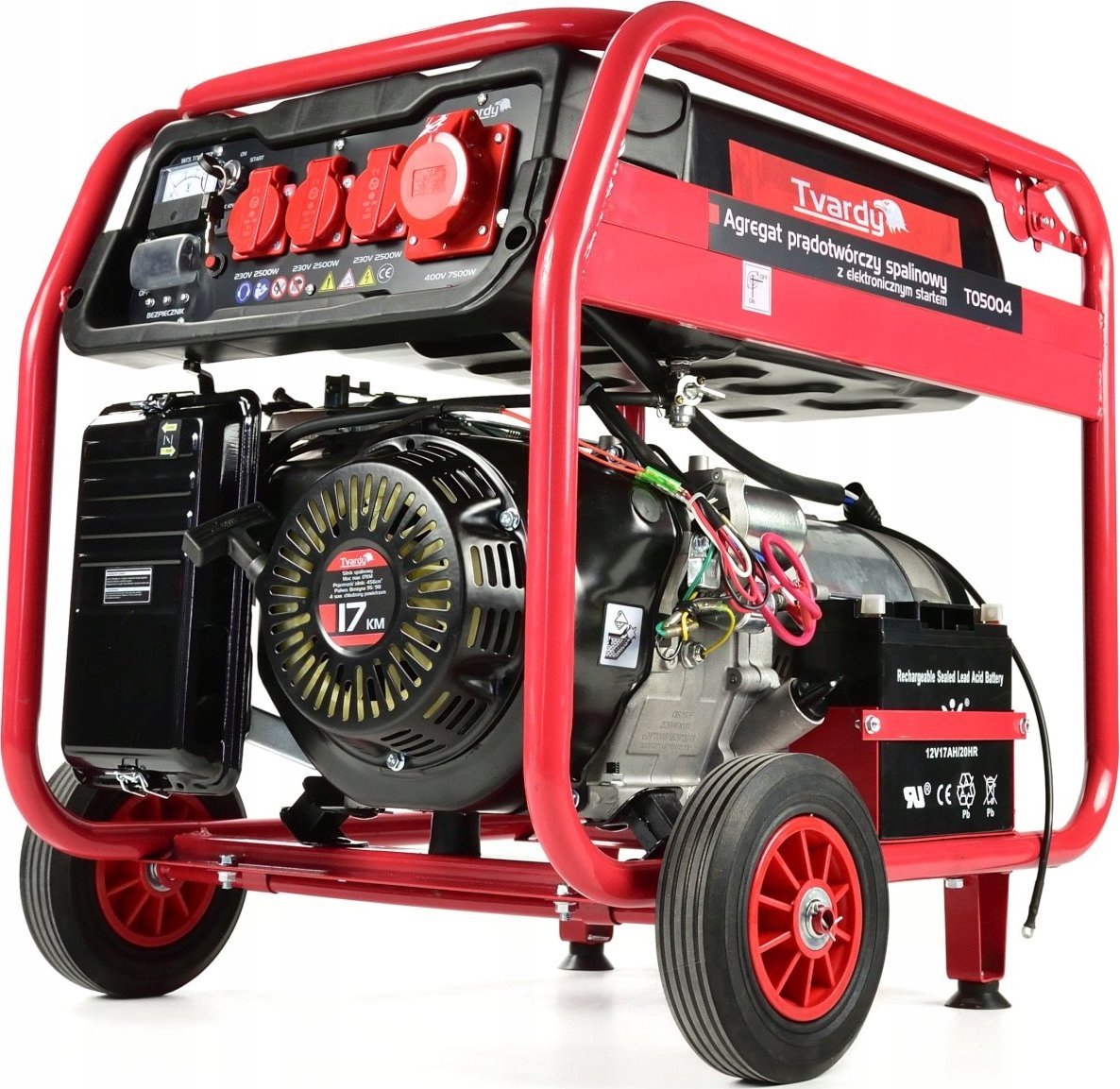 Agregat Tvardy #Agregat spalinowy prądotwórczy z elektronicznym startem 17KM 8,5KW (1)