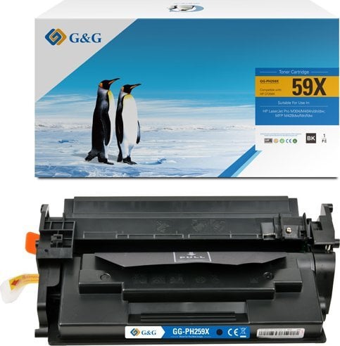 Toner G&G G&G kompatybilny toner z HP CF259X, NT-PH259X, HP 59X, black, 10000s, BEZ CHIP-A