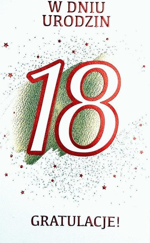 Armin Style Karnet Urodziny Osiemnastka