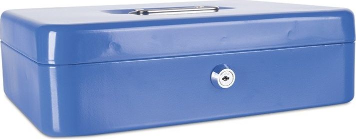 Donau Kasetka na pieniądze DONAU, ekstra duża, 300x90x240mm, niebieska
