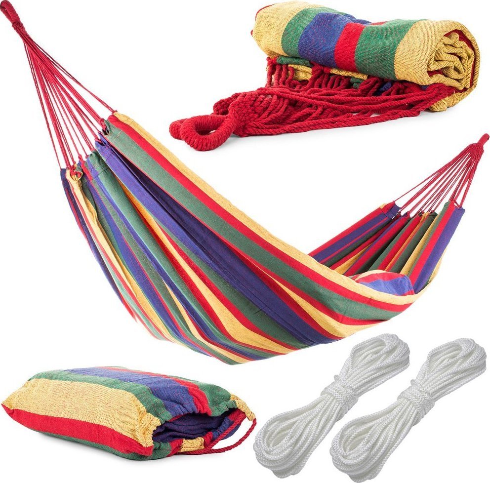 Verk HAMAK DWUOSOBOWY OGRODOWY XXL DUŻY 200kg 200x150