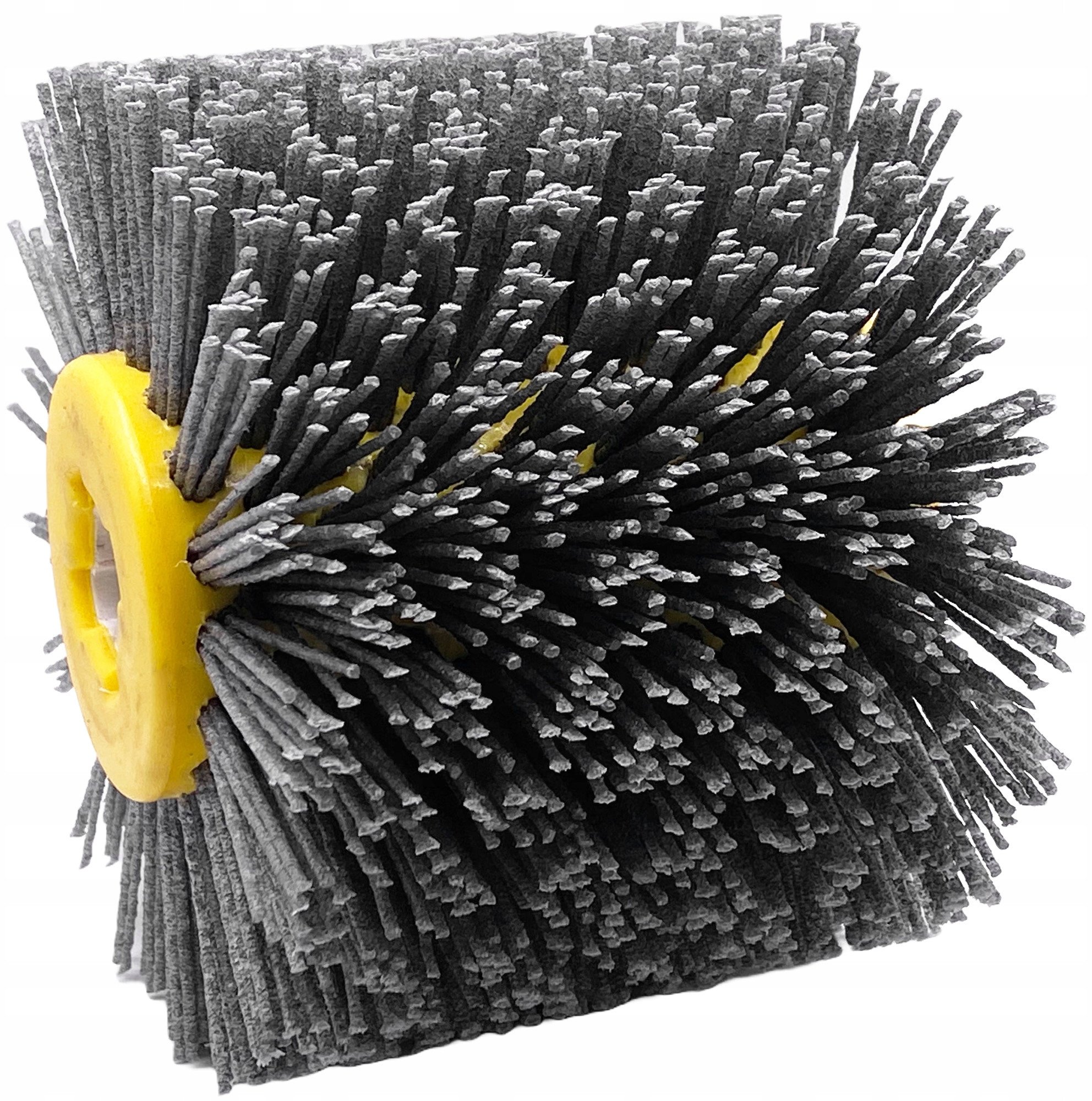 SZCZOTKA NYLONOWA DO SATYNIARKI 120X100 DREWNA GRZEBIEŃ ŚCIERNICA WALCOWA
