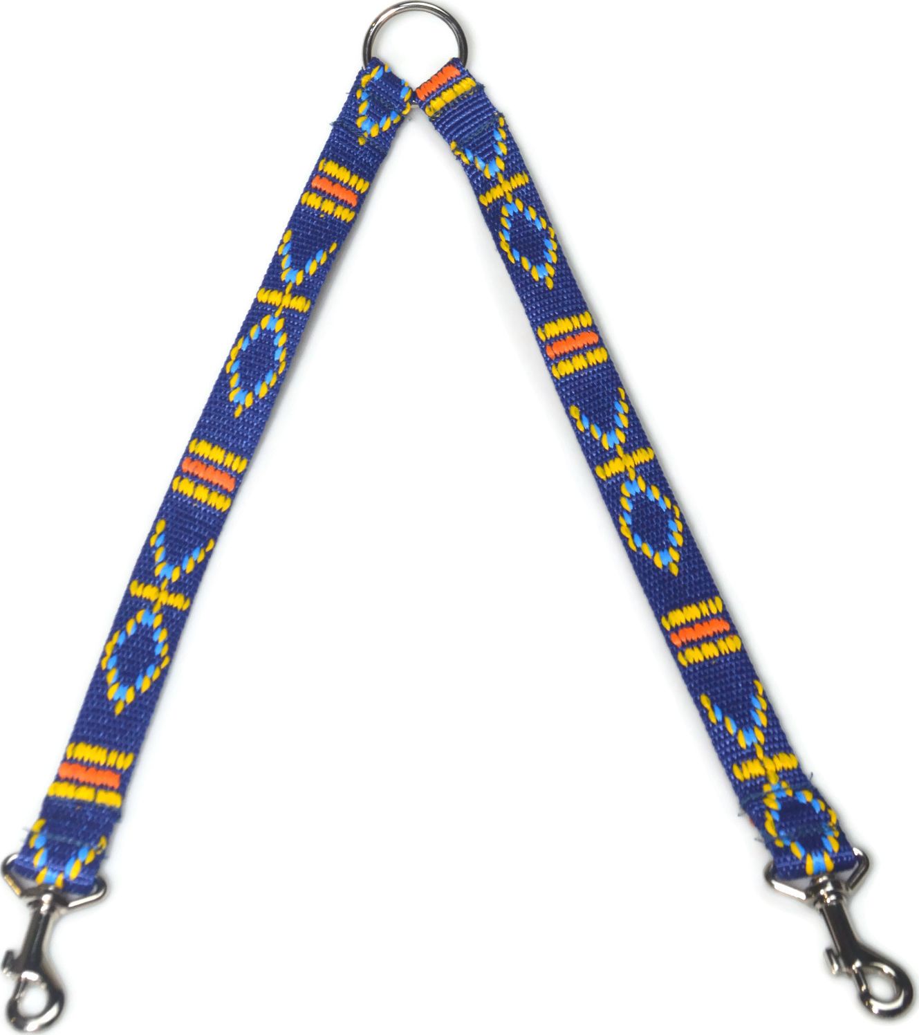 Alizoo Rozdzielacz smyczy indiański, dwójnik 20mm/40cm - ALIZOO