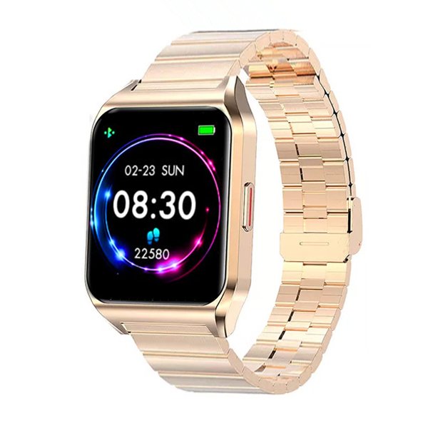 Smartwatch Rubicon E89 Różowe złoto (RNCE89)