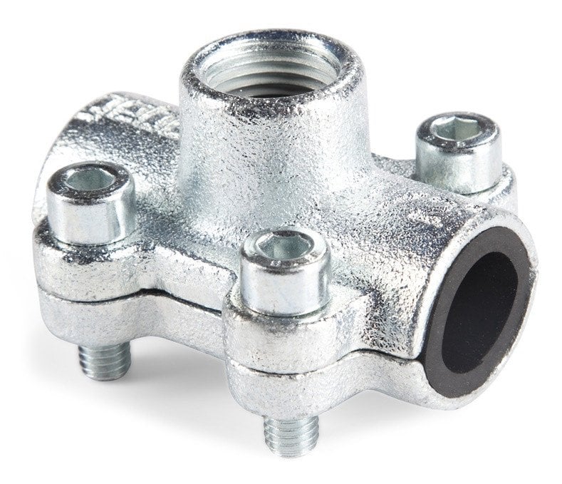 CAST IRON SADDLE CLAMP ANB 1/2 X 1/2