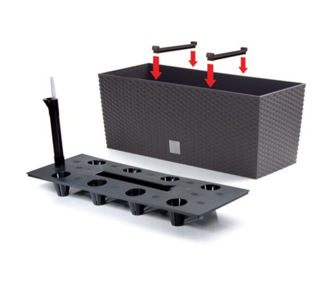 Prosperplast Doniczka RATO CASE 600mm umbra - DRTC600-440U