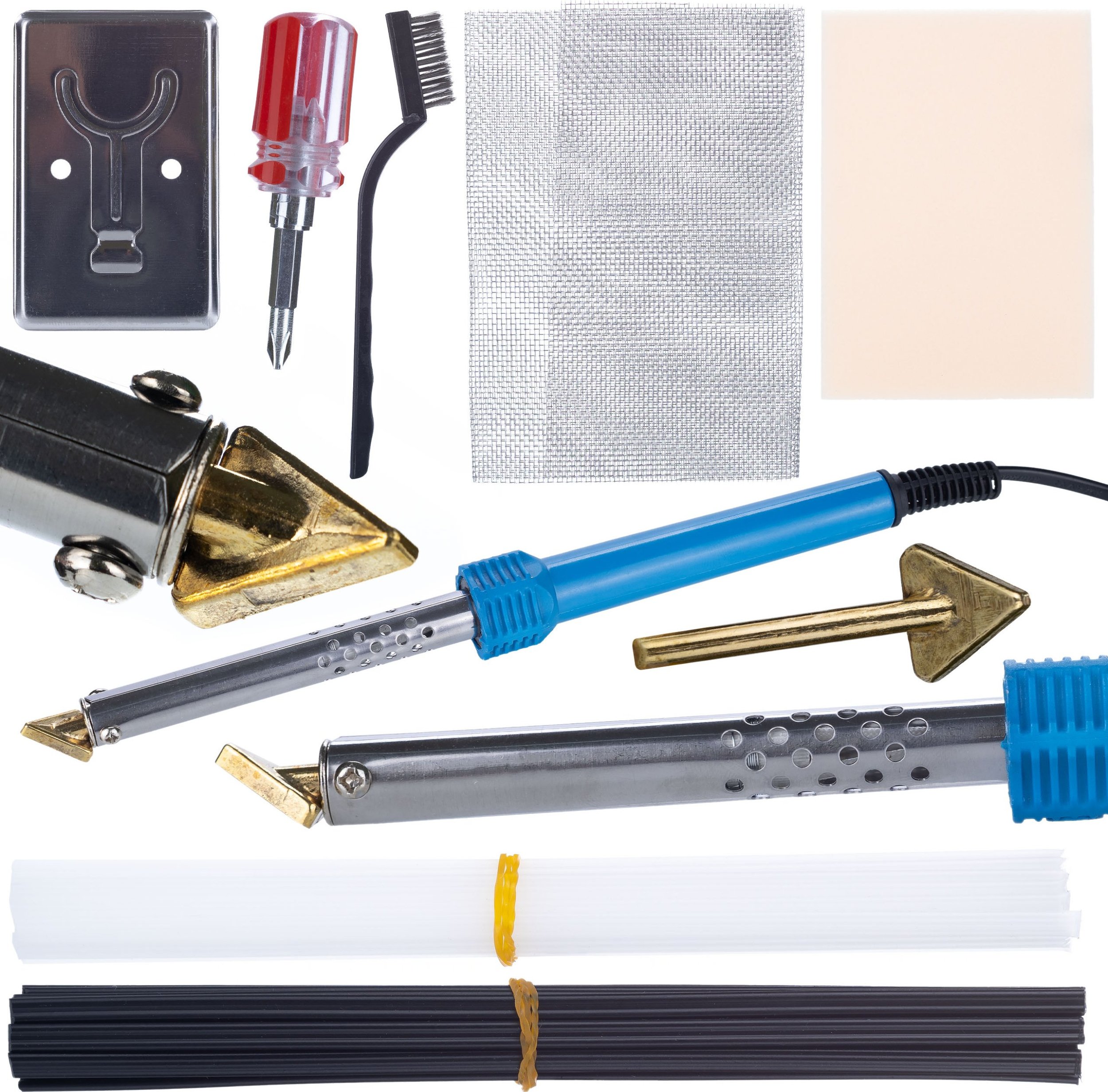 Rosfix SIATKI SPOIWA SPAWARKA PLASTIKU SPAWANIA WYGŁADZANIA LUTOWNICA ŻELAZKO 80W