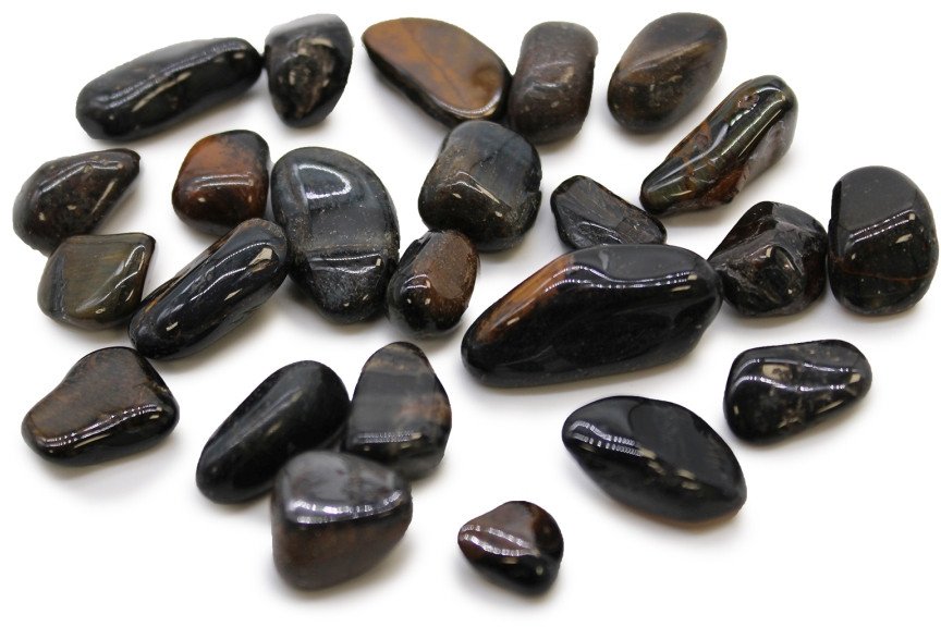 Kamień Afrykański Mały - Tygrysie Oko 3 | 24 sztuki