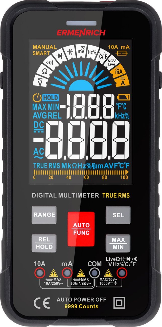 Dalmierz Ermenrich Uniwersalny miernik cyfrowy Ermenrich Zing TC35