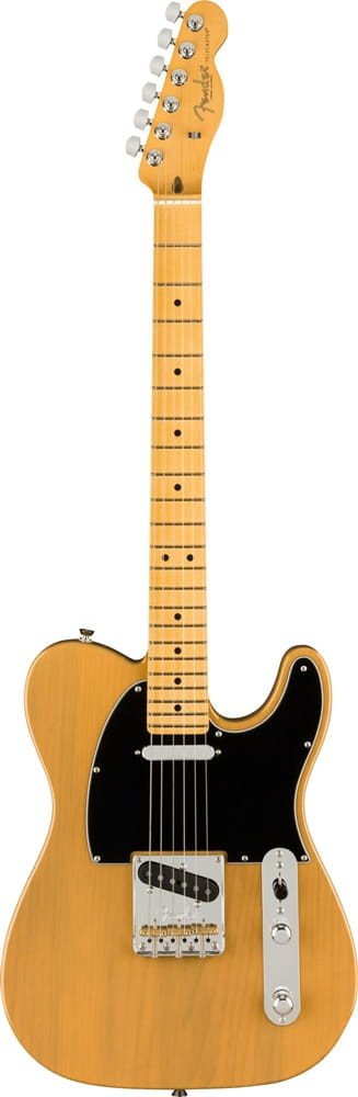 Fender American Professional II Telecaster Electric Guitar, Butterscotch Blonde