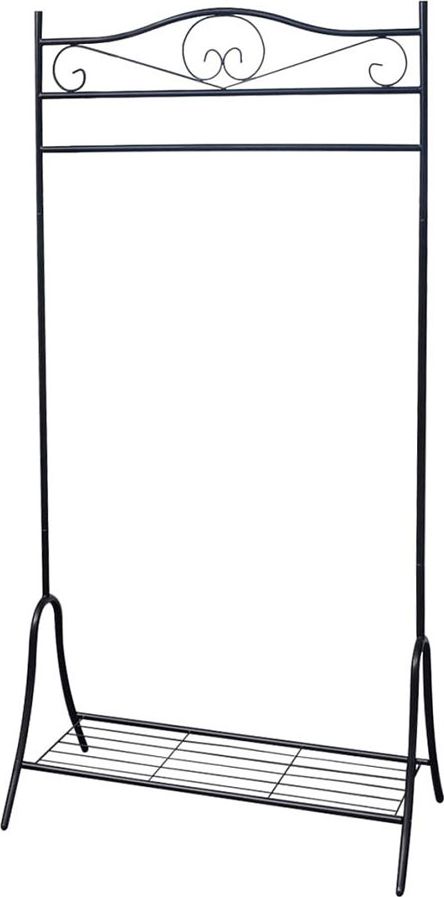 Elior Czarny zdobiony wieszak na ubrania - Passo