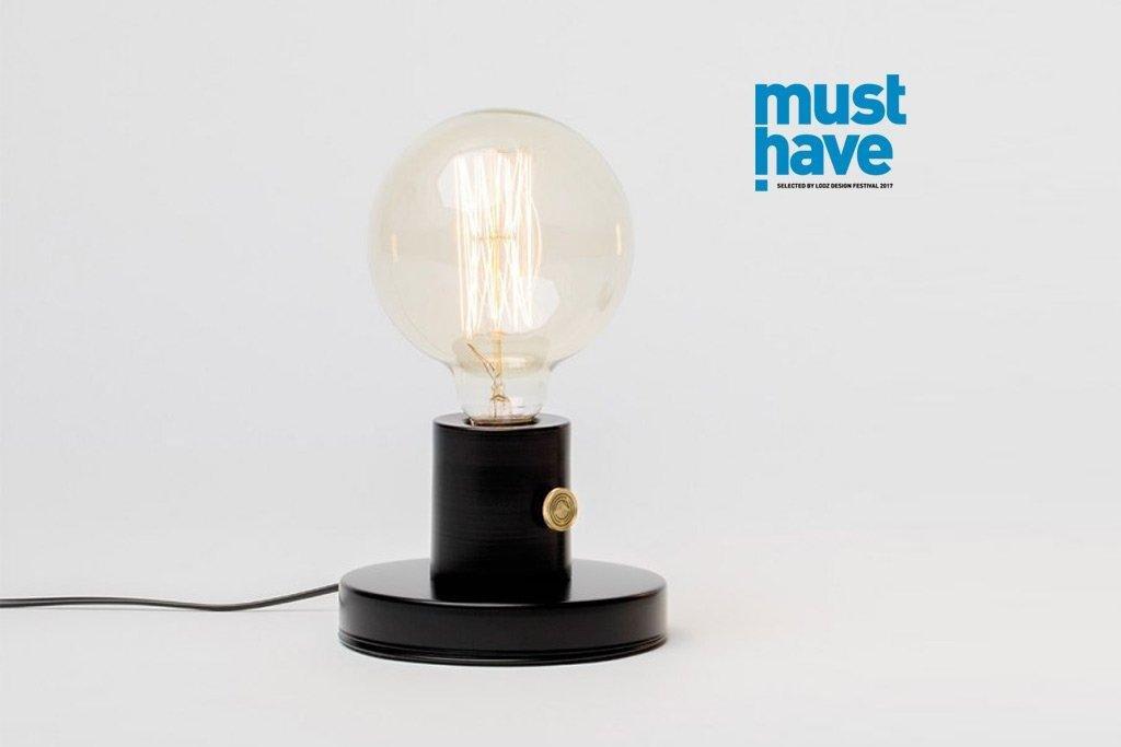 Lampa wisząca EpicLight Lampa stołowa, nocna Gatsby metal/czarna