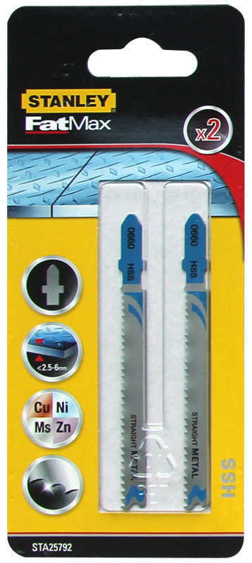 Stanley Brzeszczoty FATMAX do wyrzynarki T 2szt. do metalu STA25792