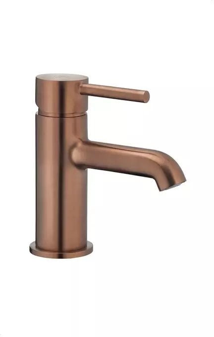 KFA bateria umywalkowa Moza, miedź szczotkowana PVD 5032-815-34