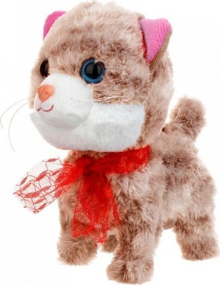 Smily Play Smily Play Maskotka interaktywna Kotek chodzący brązowy